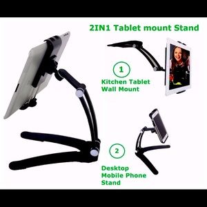 COPY - Kitchen Wall/CounterTop Mount Stand Compatible with iPads, Tablets 7 to …